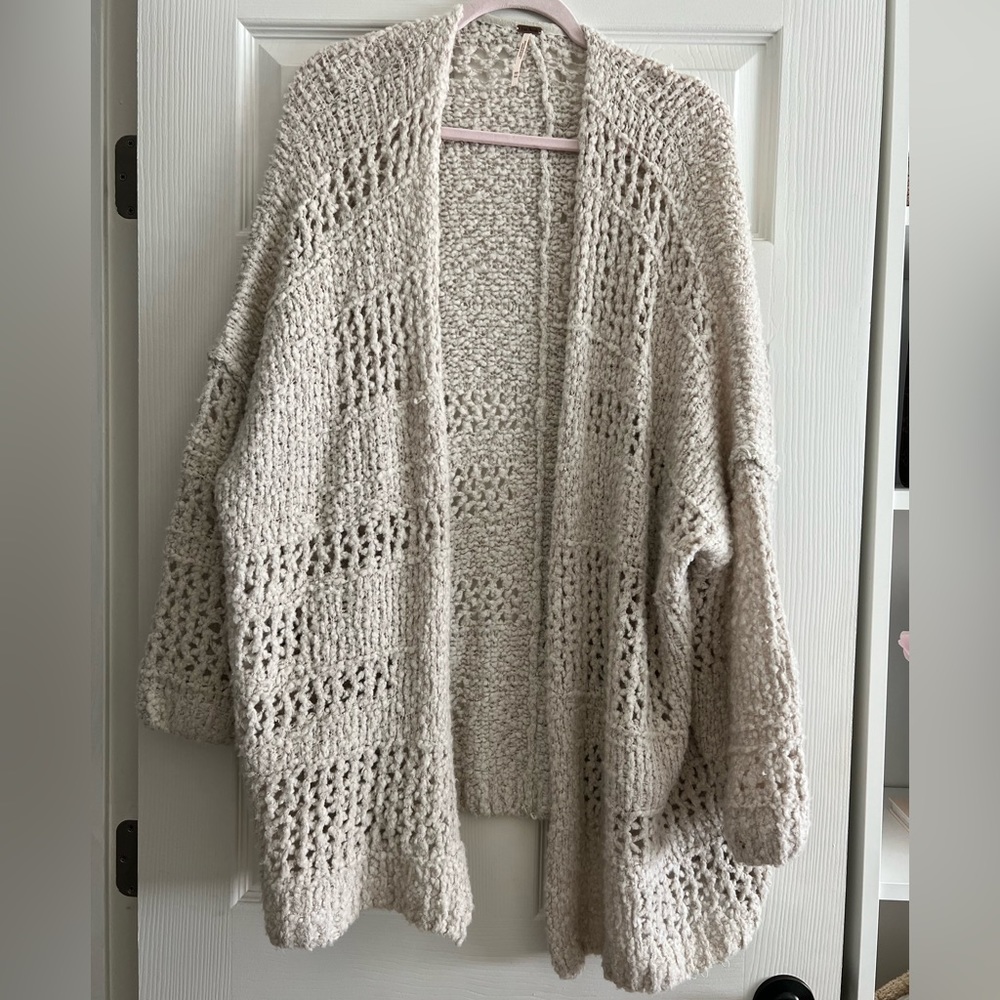 Free People Crochet Cardigan